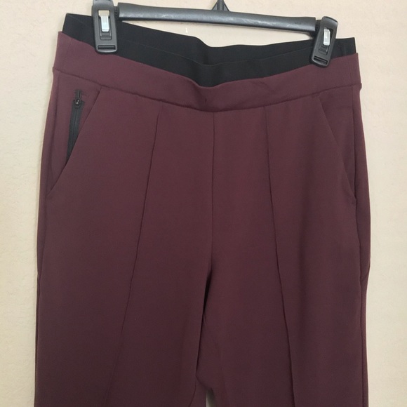 Athleta Venice Pintuck Pant Antique Burgundy - Picture 9 of 11